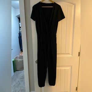 Black romper. Size L but fits more like a medium. Only worn once.